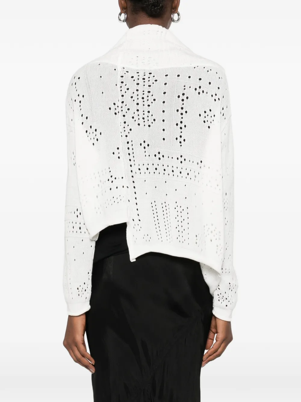 Y's Asymmetrische knitwear Wit