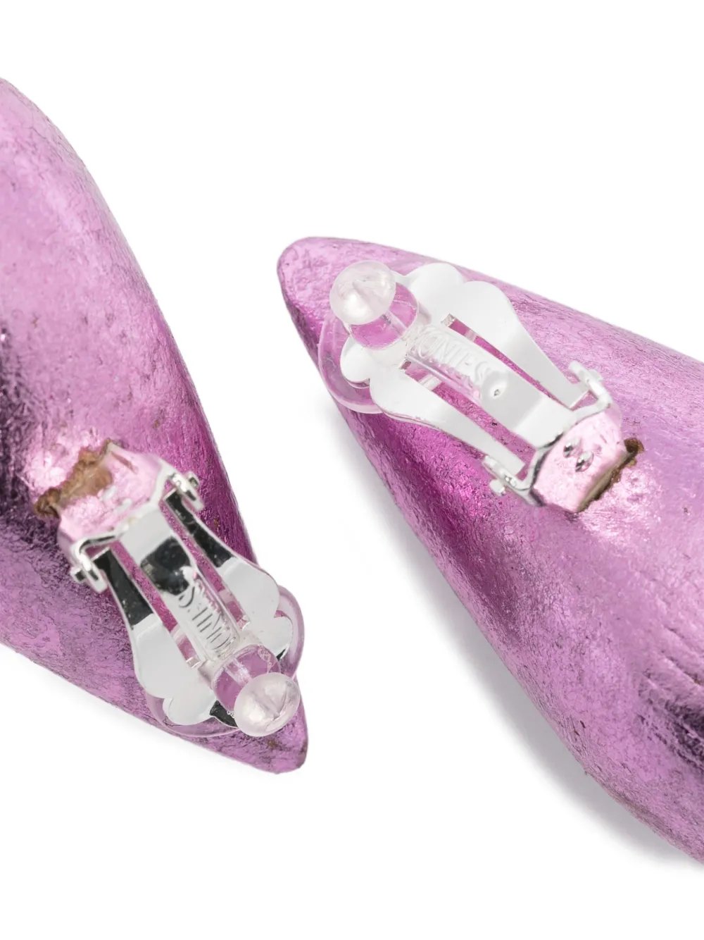 Monies Nia teardrop earrings - Roze