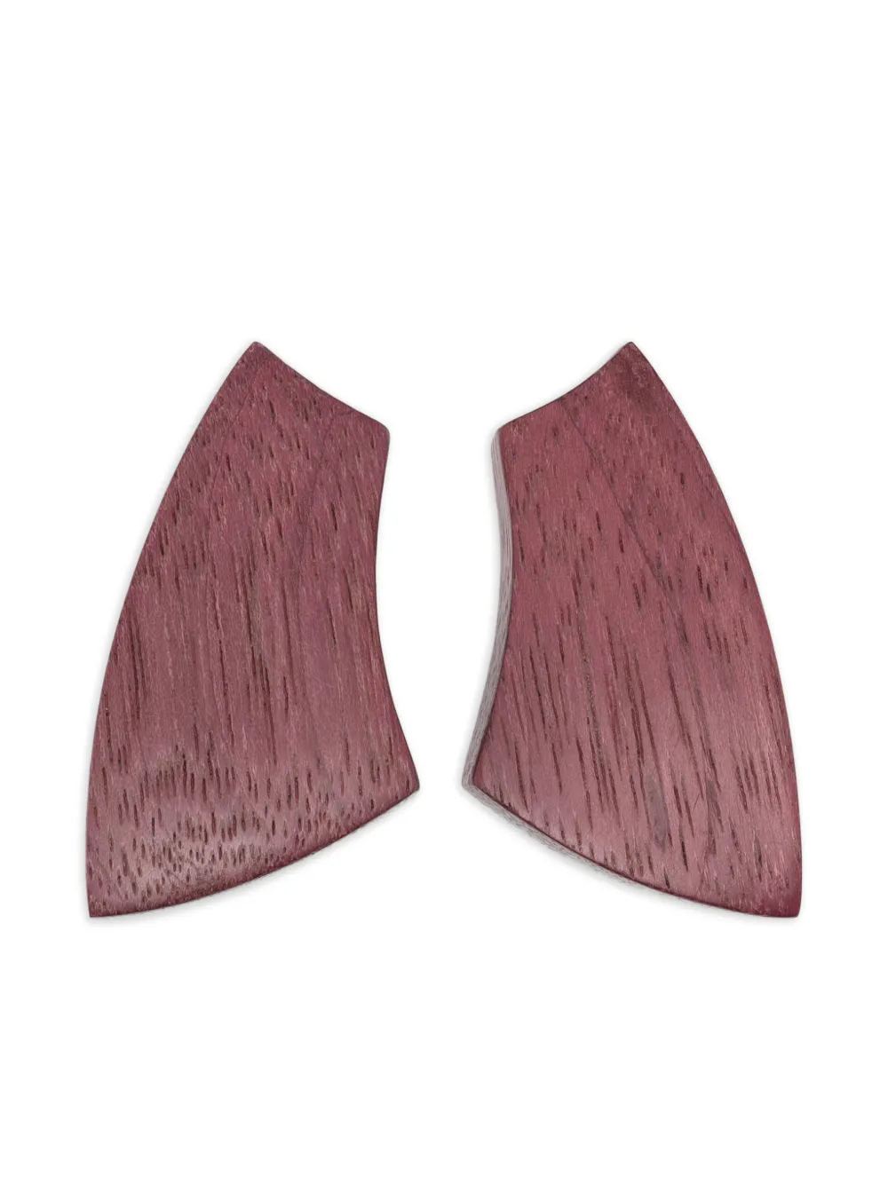 Monies Pazura geometric clip-on earrings | Silver | Image 1