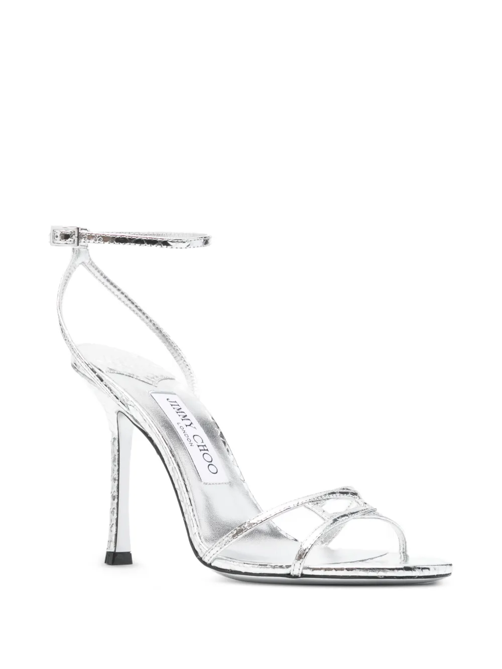 Jimmy Choo ankle-strap snakeskin-effect sandals | Heeled Sandals | Image 2