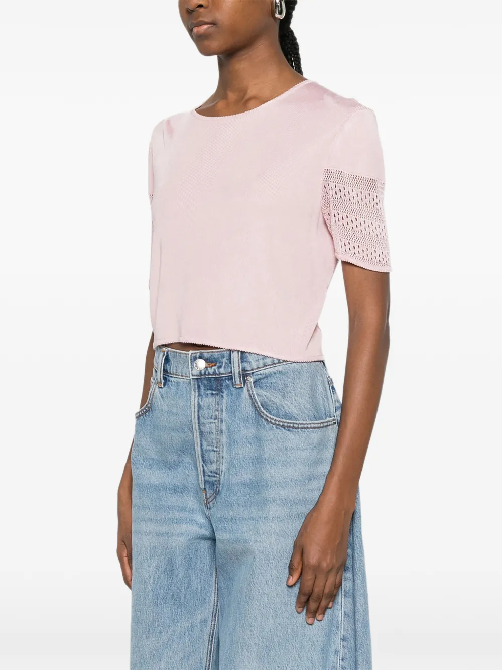 1990s Ribbed-Knit T-Shirt