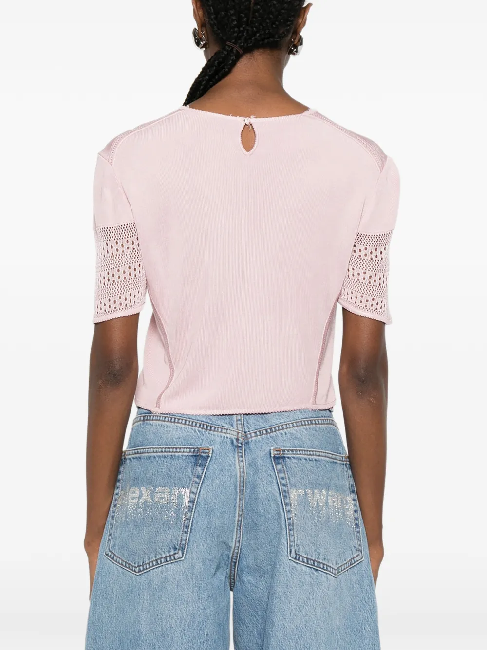1990s Ribbed-Knit T-Shirt