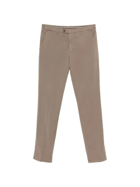 Canali front-pleat trousers
