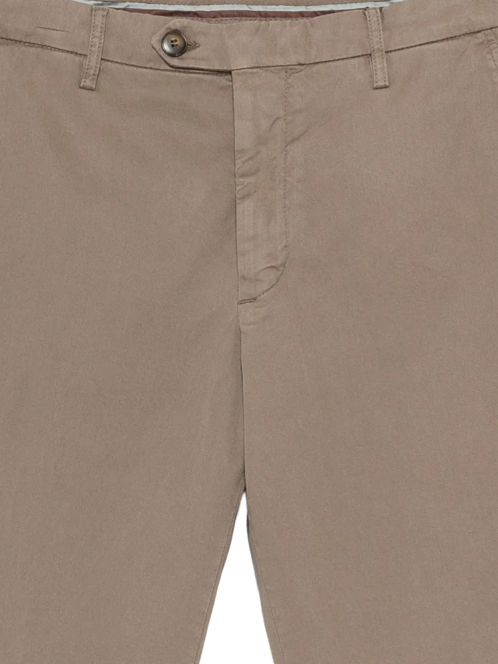 Canali Broek met geplooide voorkant Bruin