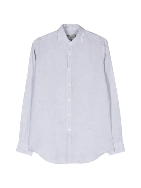 Canali spread-collar long-sleeve shirt