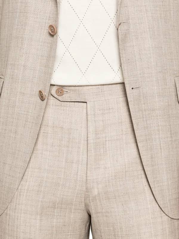 Canali ボタン ジャケットスーツ | ニュートラル | FARFETCH JP