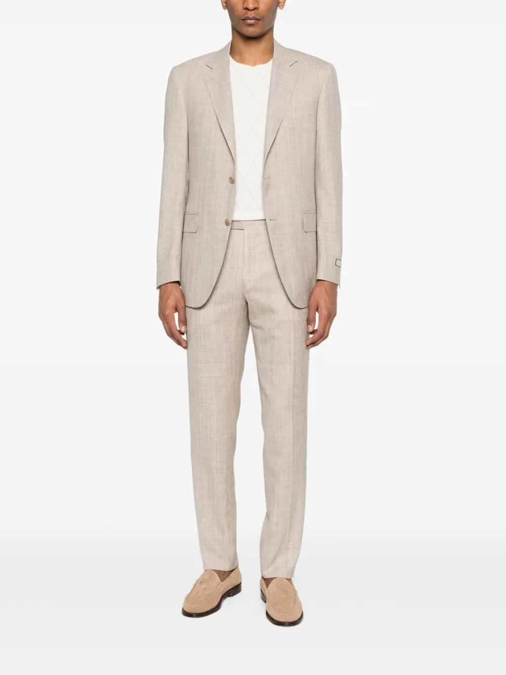 Canali button blazer suit | Single Breasted Suits | Image 2