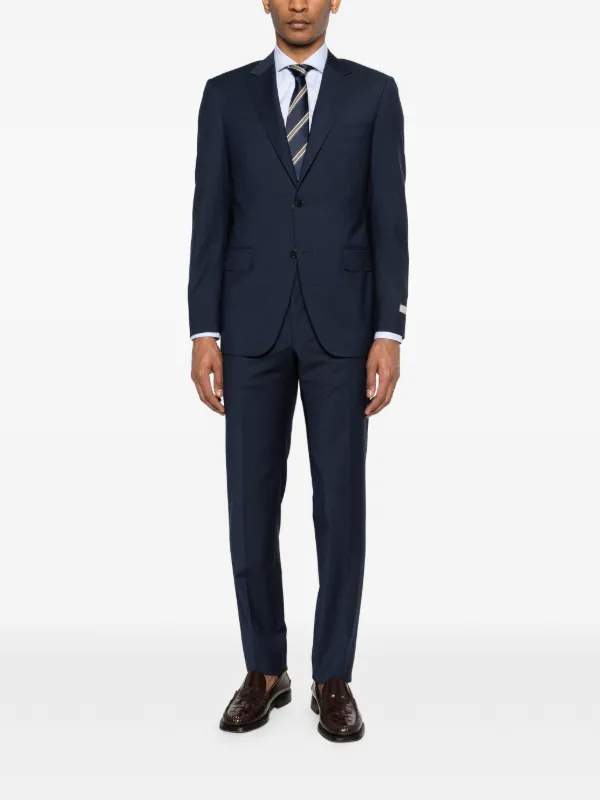 Canali ツーピース スーツ | ブルー | FARFETCH JP