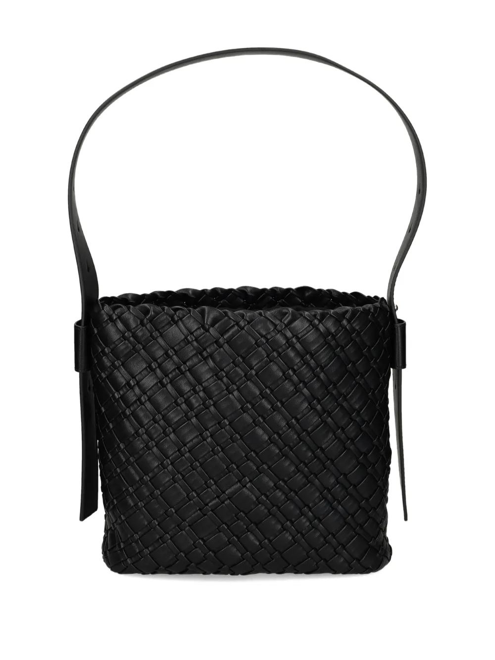 Tommy Hilfiger woven strap shoulder bag - Zwart