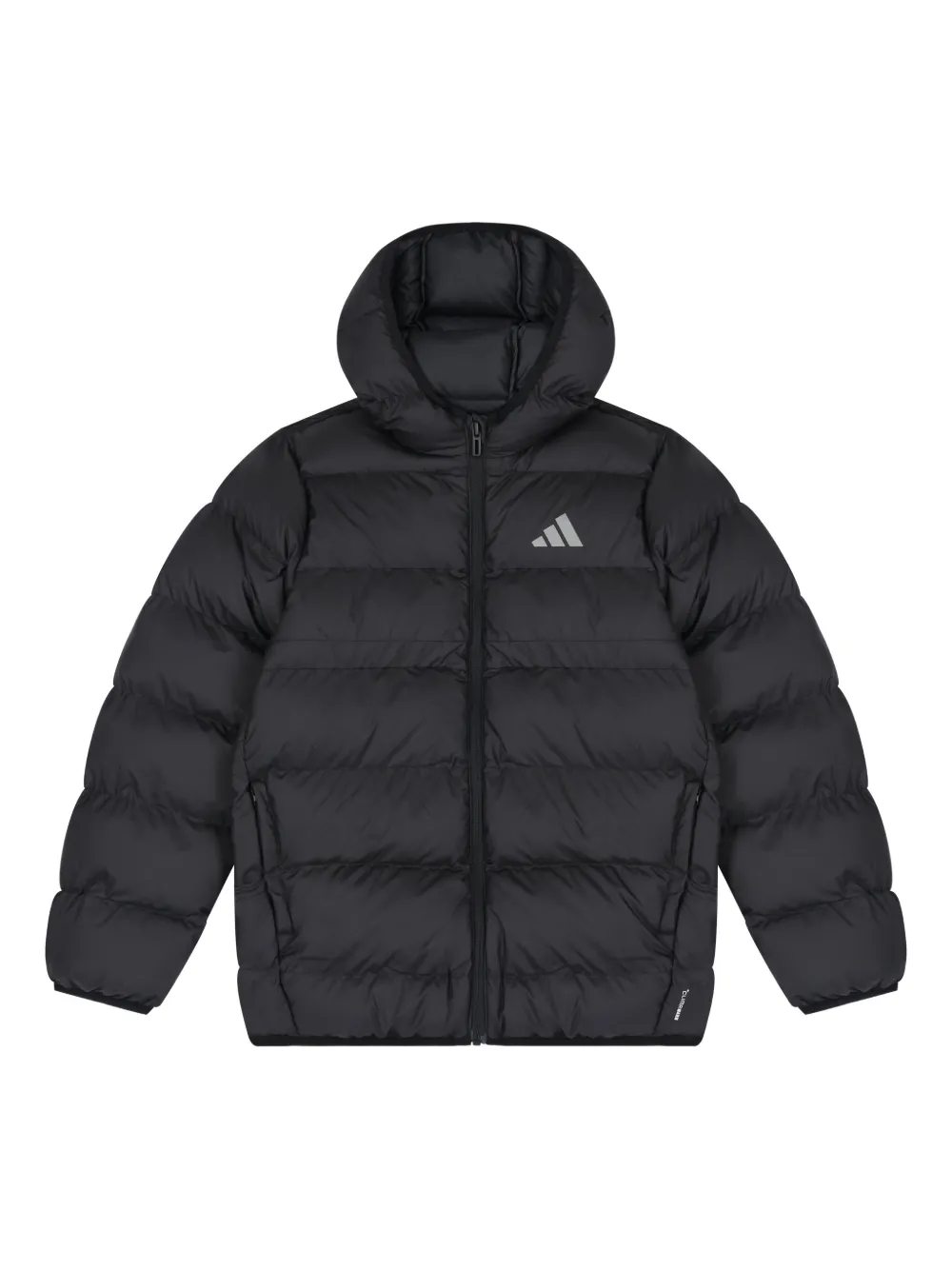 adidas Kids logo puffer jacket - Nero