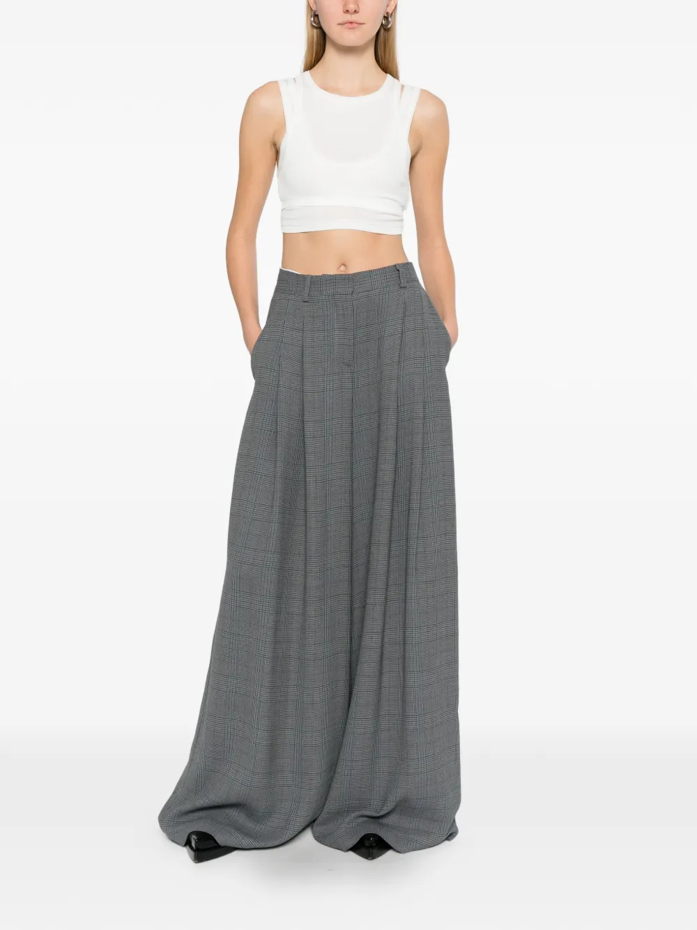 Off-White Pre-Owned 2013 check-pattern trousers | Image 2