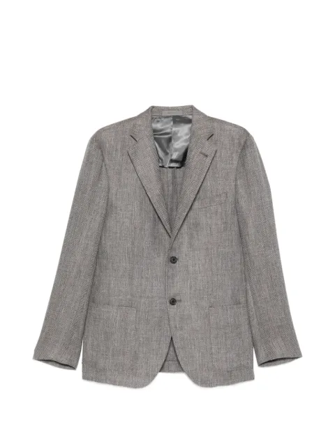 Corneliani herringbone-patterned blazer