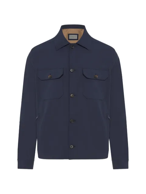 Corneliani buttoned flap-pocket jacket