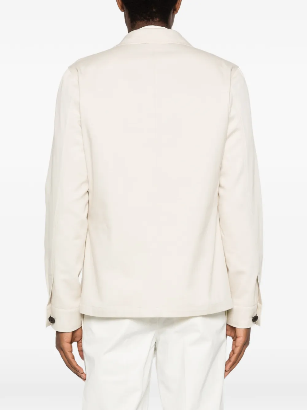 Corneliani Shirtjack met knopen Beige