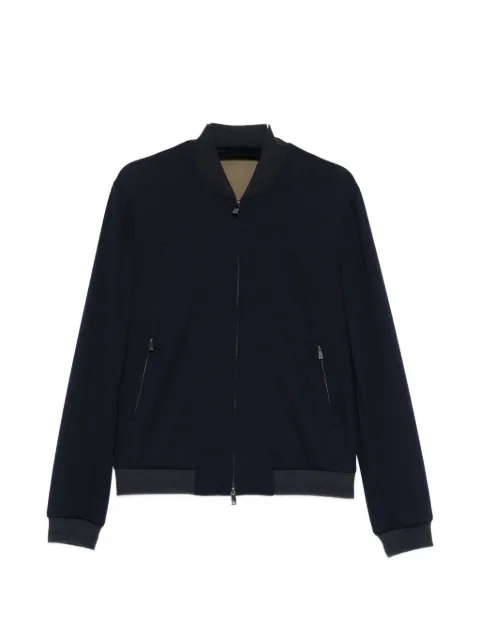 Corneliani zip-up bomber jacket