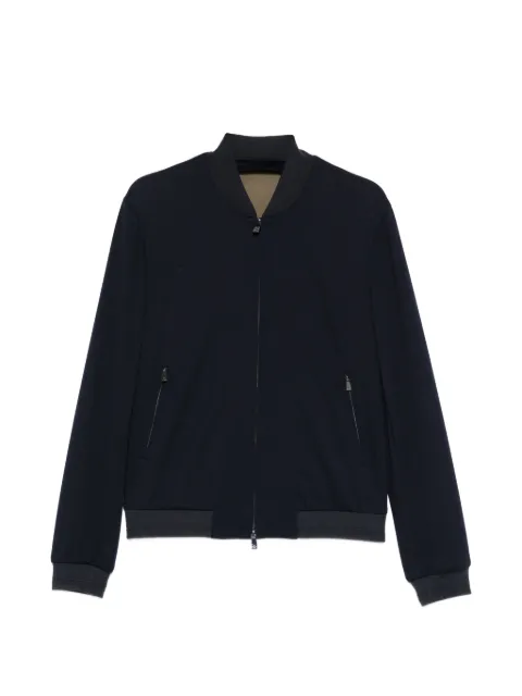 Corneliani zip-up bomber jacket