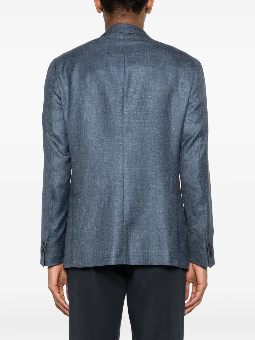 Corneliani Jack met enkele rij knopen Blauw