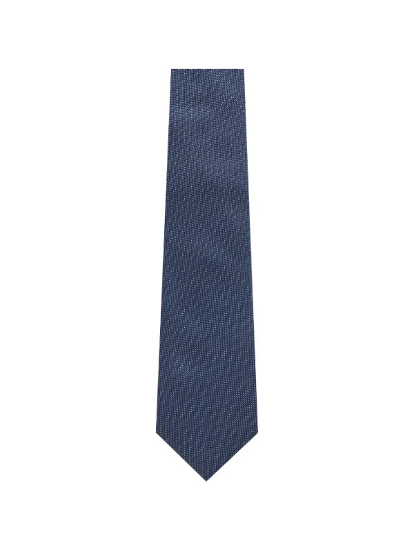 Corneliani Textured Tie in Blue