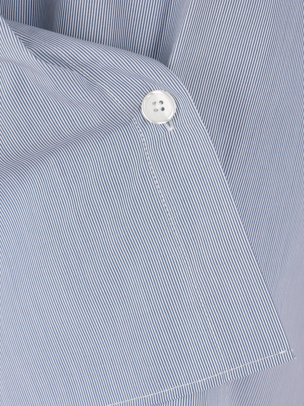 Twp Asymmetrical Striped Shirt In Gray