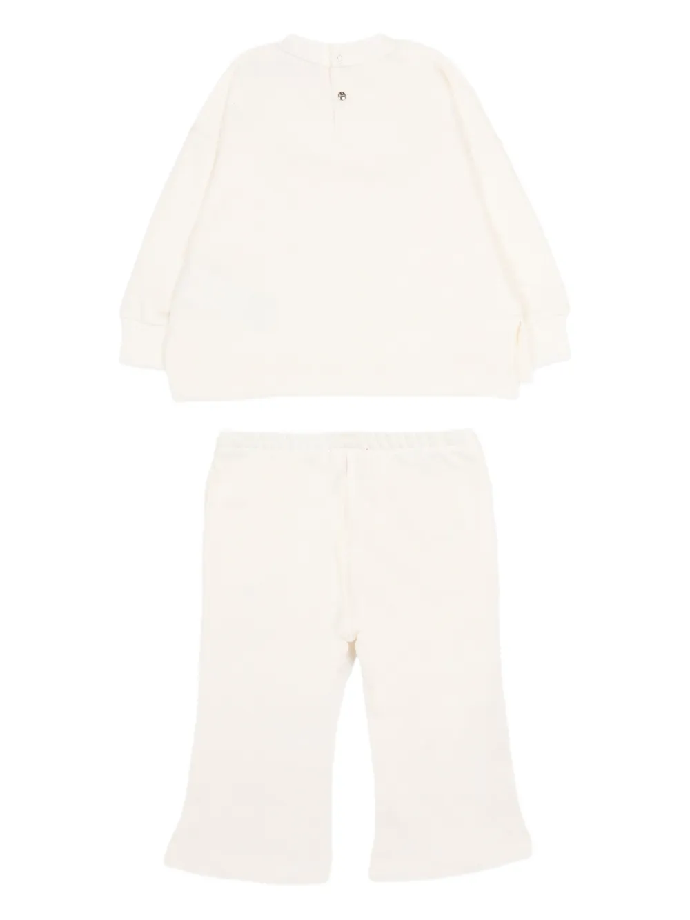 Diesel Kids Trainingspak met hartpatroon Beige