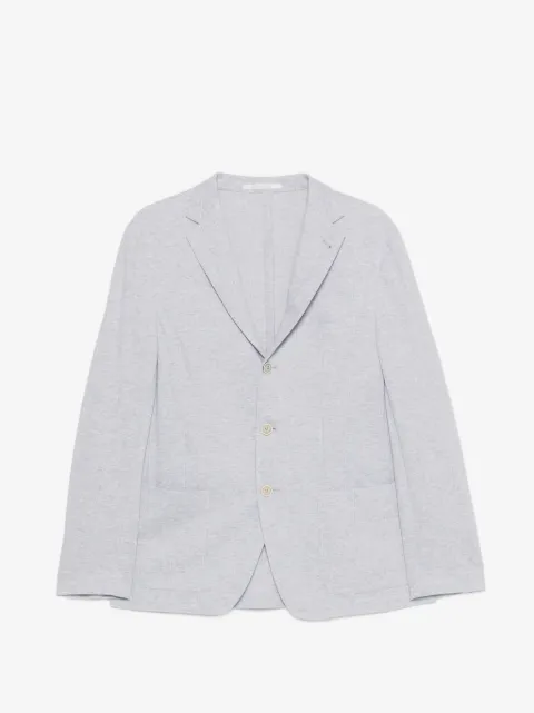 Eleventy buttoned pinstripe blazer