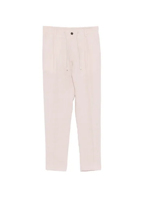 Eleventy drawstring pleated trousers