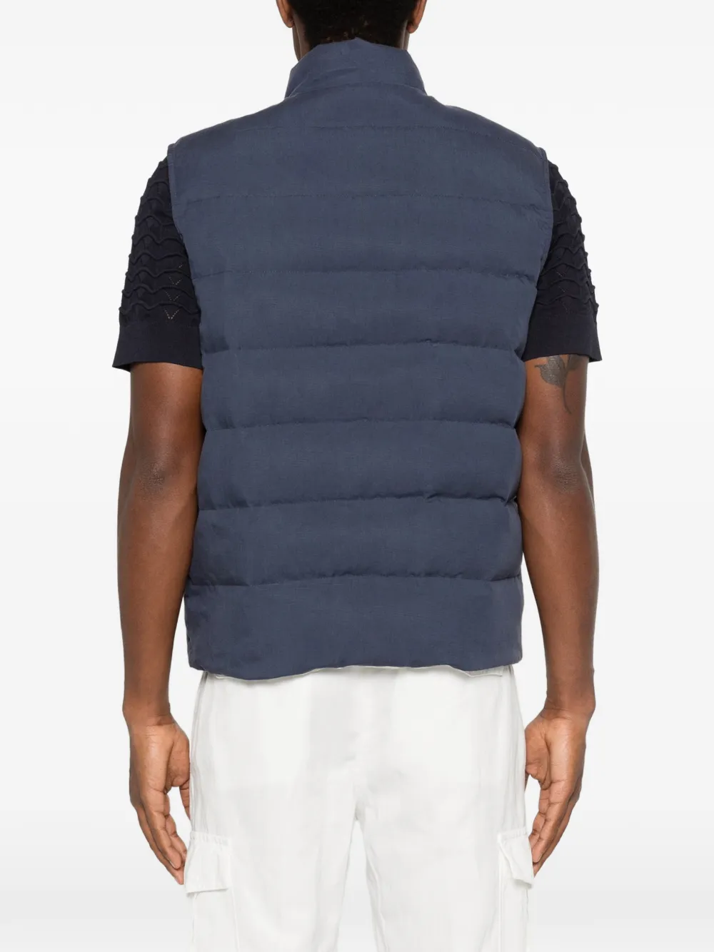 Eleventy Omkeerbare bodywarmer Blauw