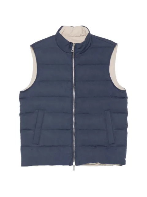 Eleventy reversible padded gilet