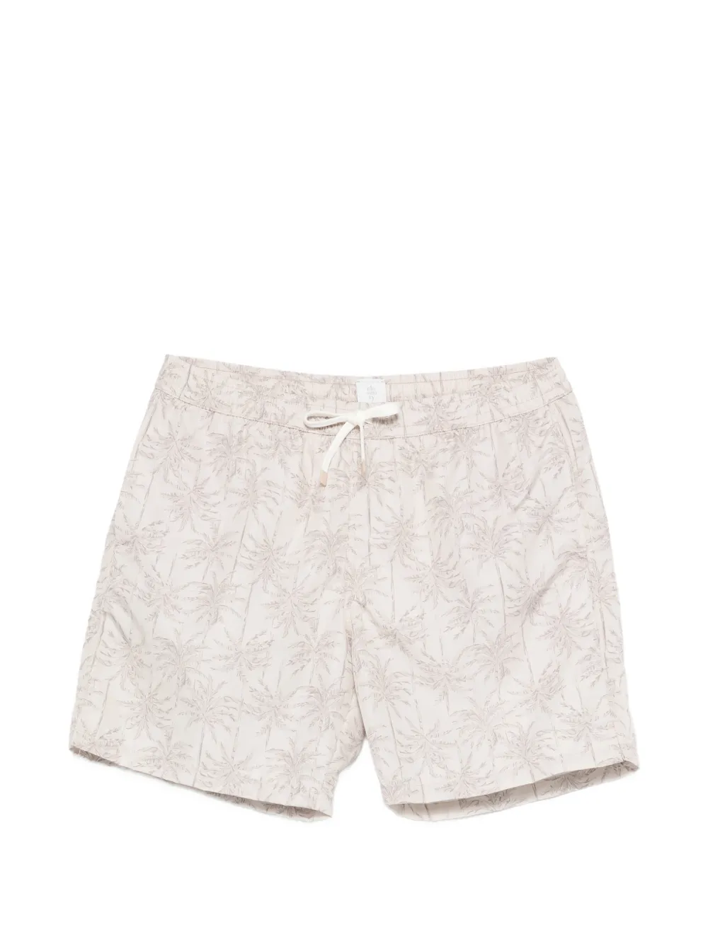 Eleventy Printed Swim Shorts In Neutral