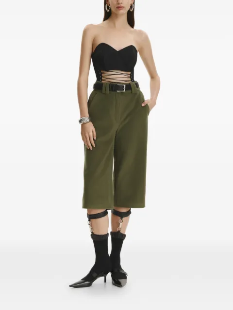 Vestiaire d'un Oiseau Libre belt-loops cropped trousers