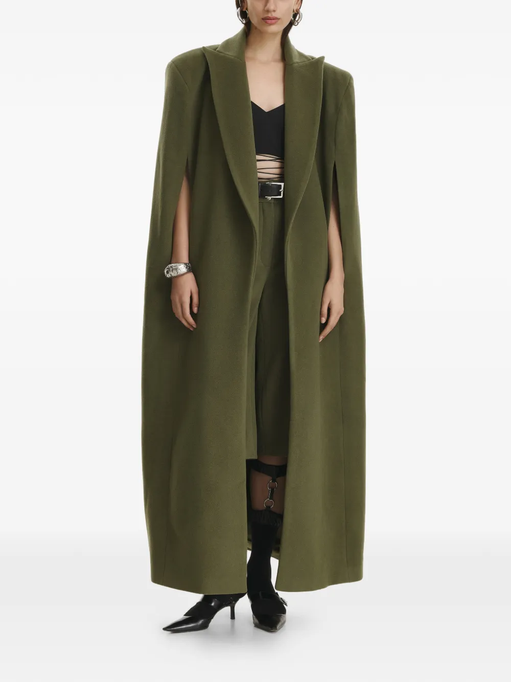 Vestiaire d'un Oiseau Libre belt-loops cropped trousers | Cropped Pants | Image 2