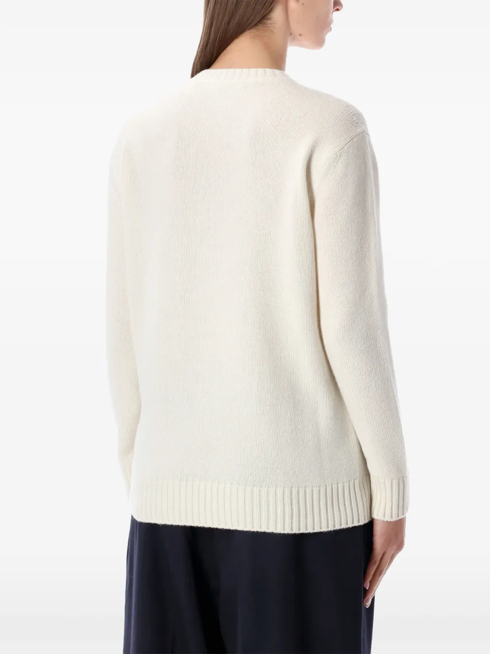 Ralph Lauren Collection Sweater met borduurwerk Beige