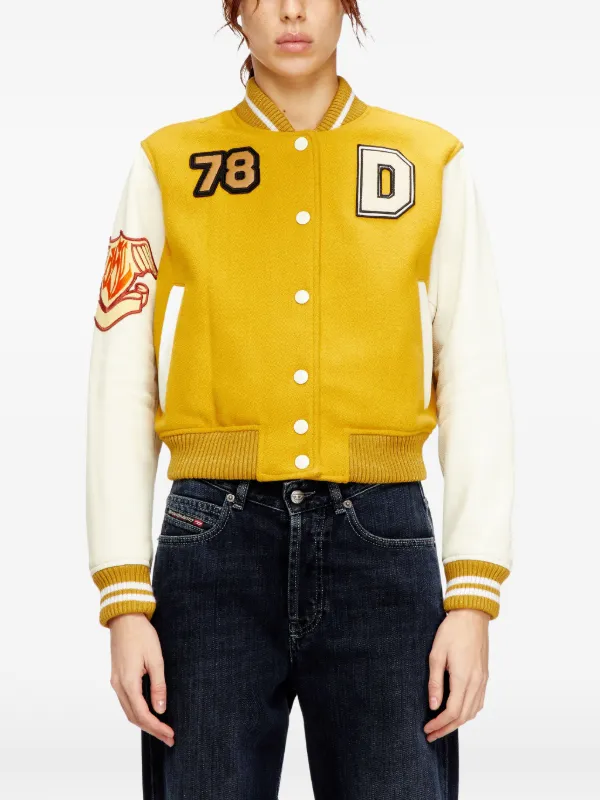 DIESEL イエロー 中綿マジックスクエアユニットジャケットL Diesel L-Real-Cp フェニックス ジャケット | イエロー | FARFETCH JP