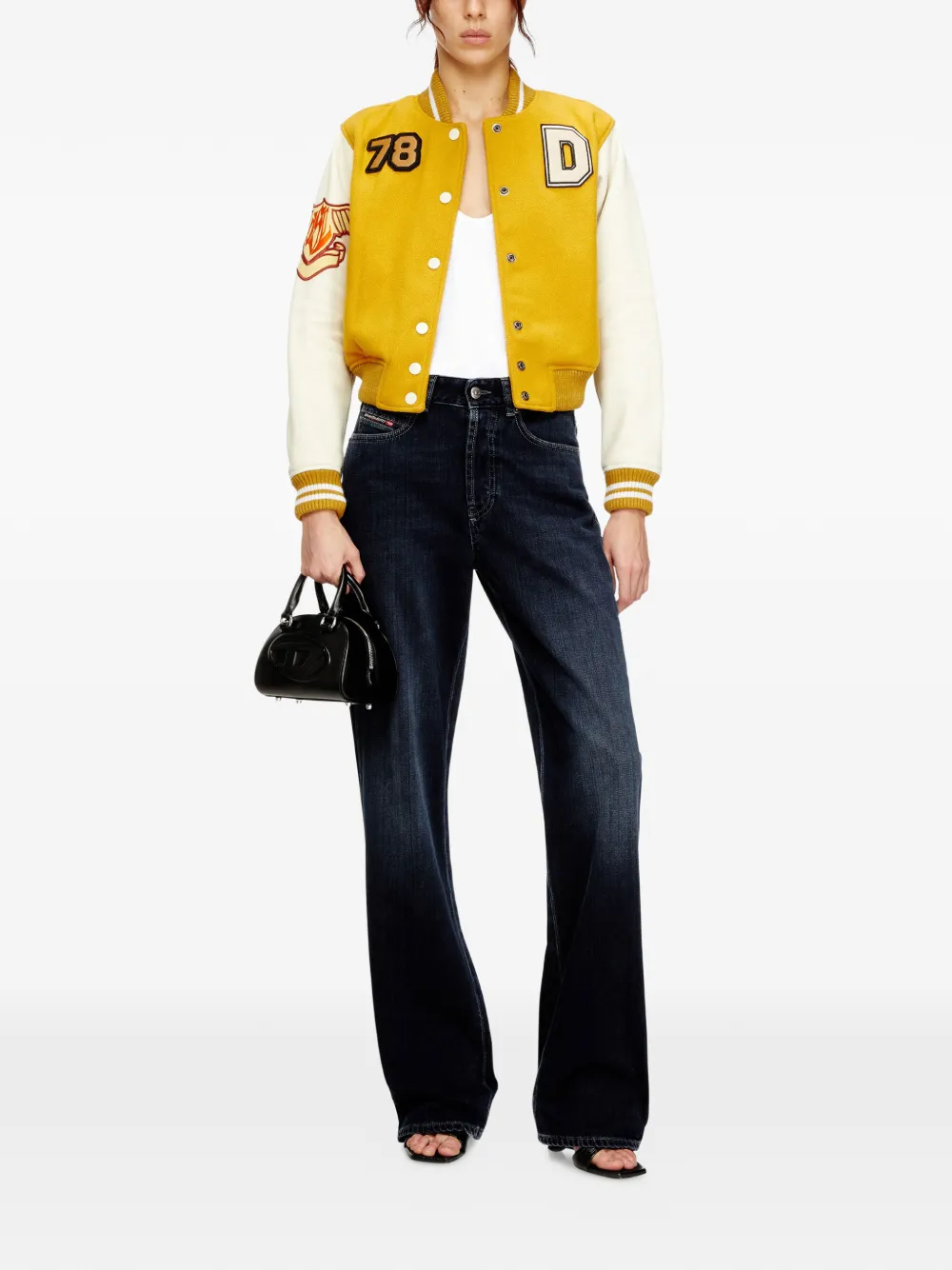Diesel L-Real-Cp phoenix-embroidered jacket | Varsity Jackets | Image 2