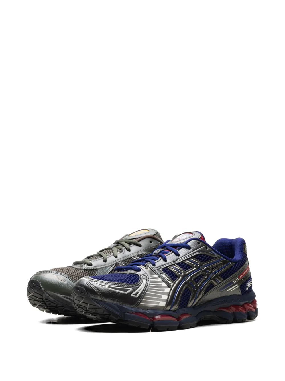  Asics X Kith Marvel Gel-kayano 12.1 capcom Captain America Vs. Guile Sneakers - Grey 