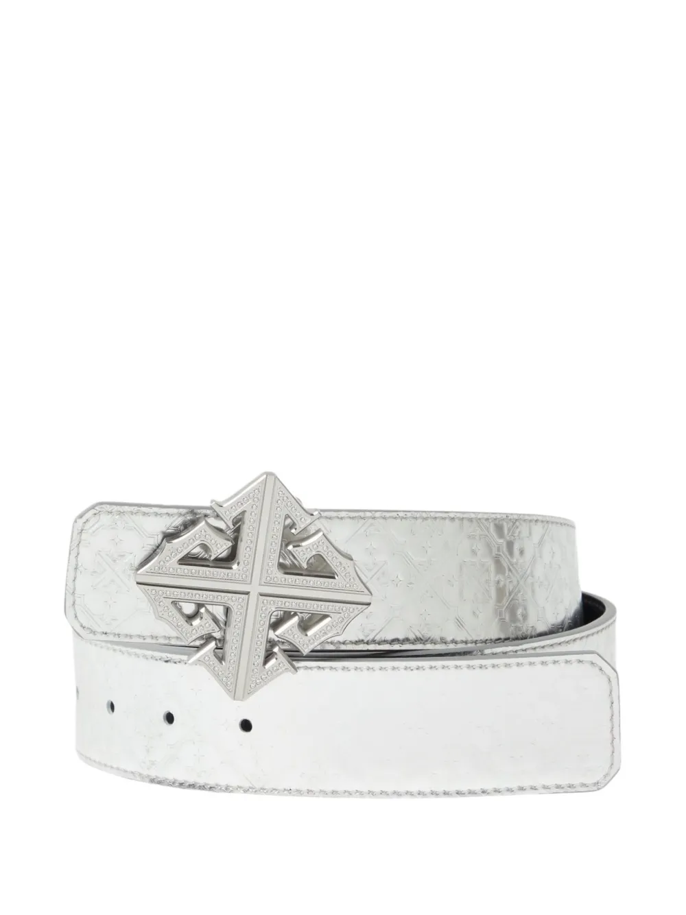 GUAPI crystal-encrusted cross buckle belt | Image 2