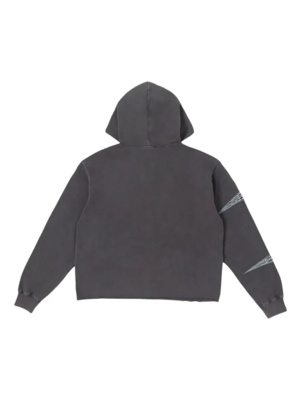 BLDG4 Serphim graphic-embellished Hoodie | Grey | FARFETCH CA