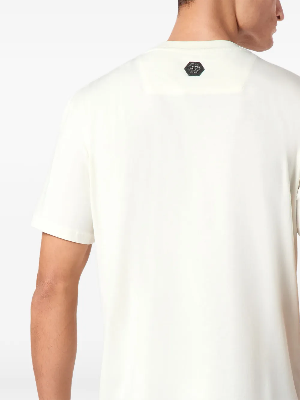 Philipp Plein Pegasus T-shirt met print Beige