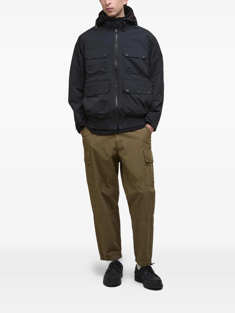Barbour hooded multi-pocket jacket | Military Jackets | Image 2