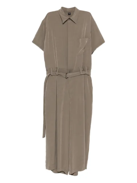 Y's belted pocket jumpsuit