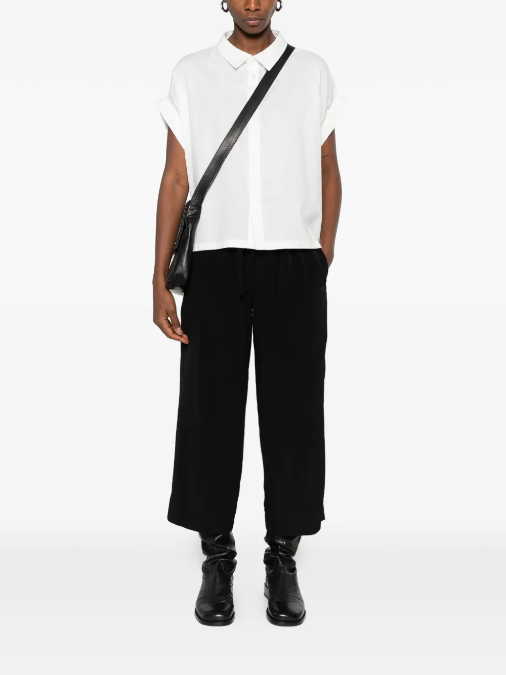 Y's Blouse met cuffs - Wit