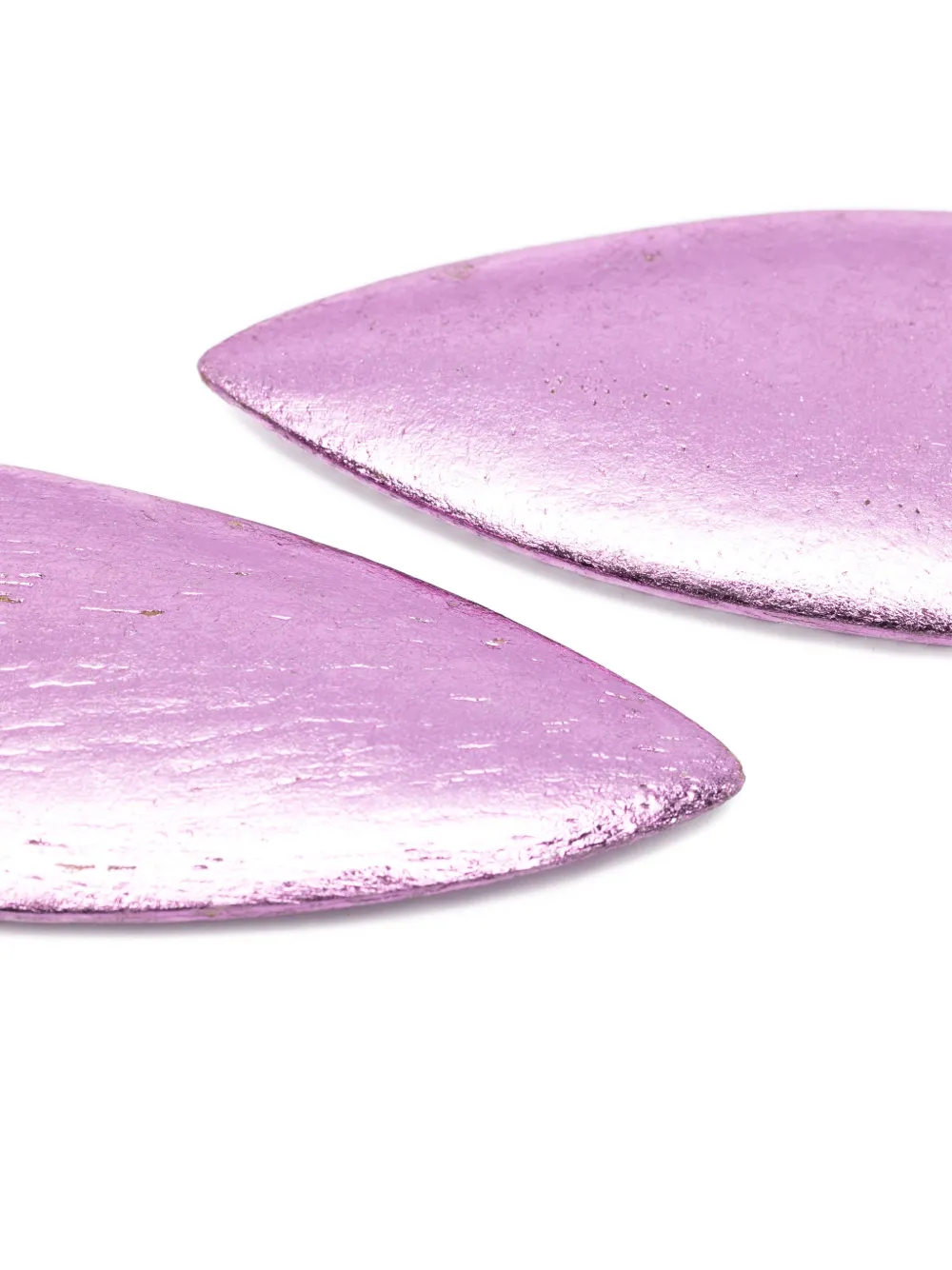 Monies Fira Two-tone Earrings In Purple