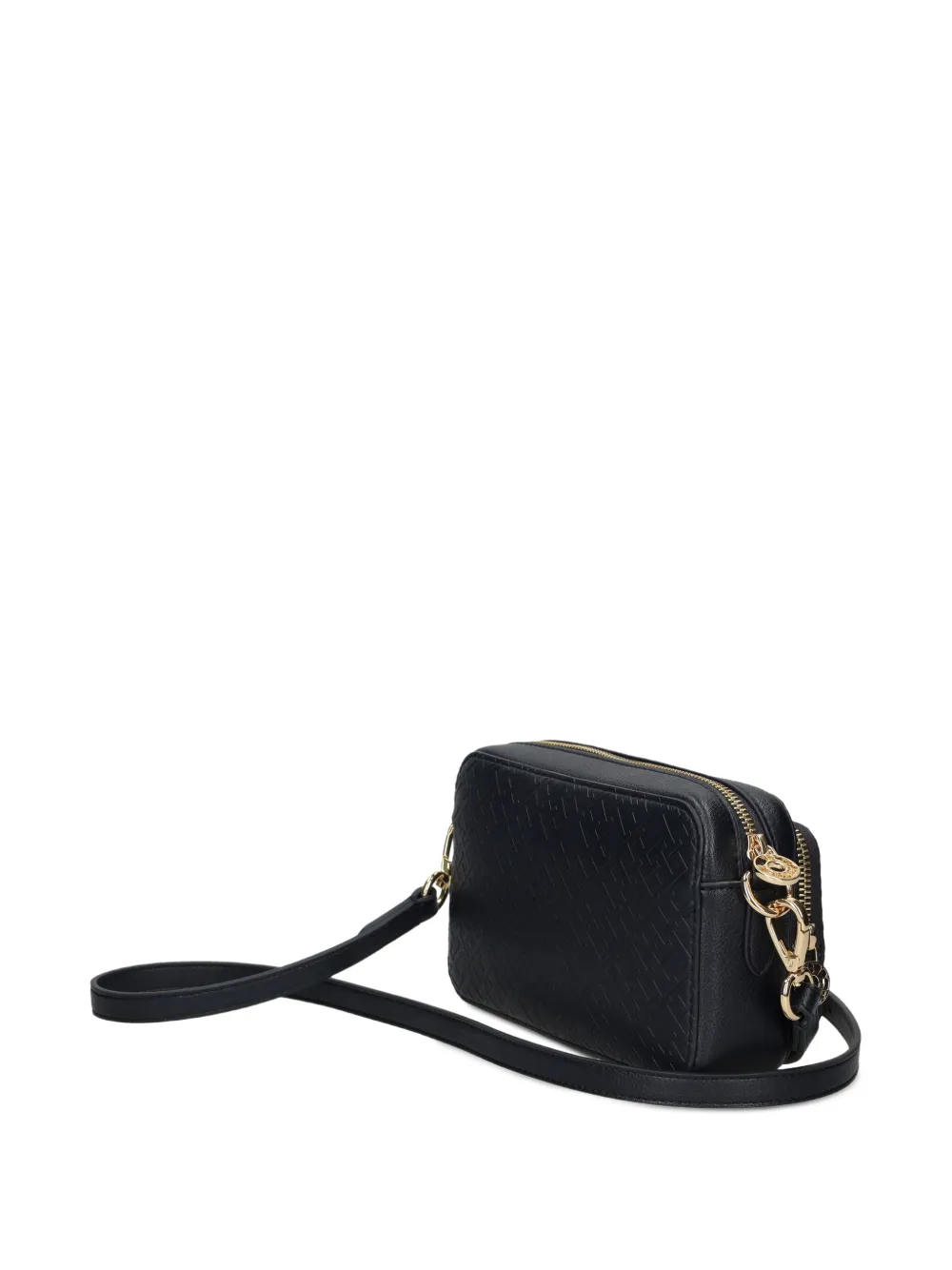 Tommy Hilfiger Crossbodytas met reliëf Blauw