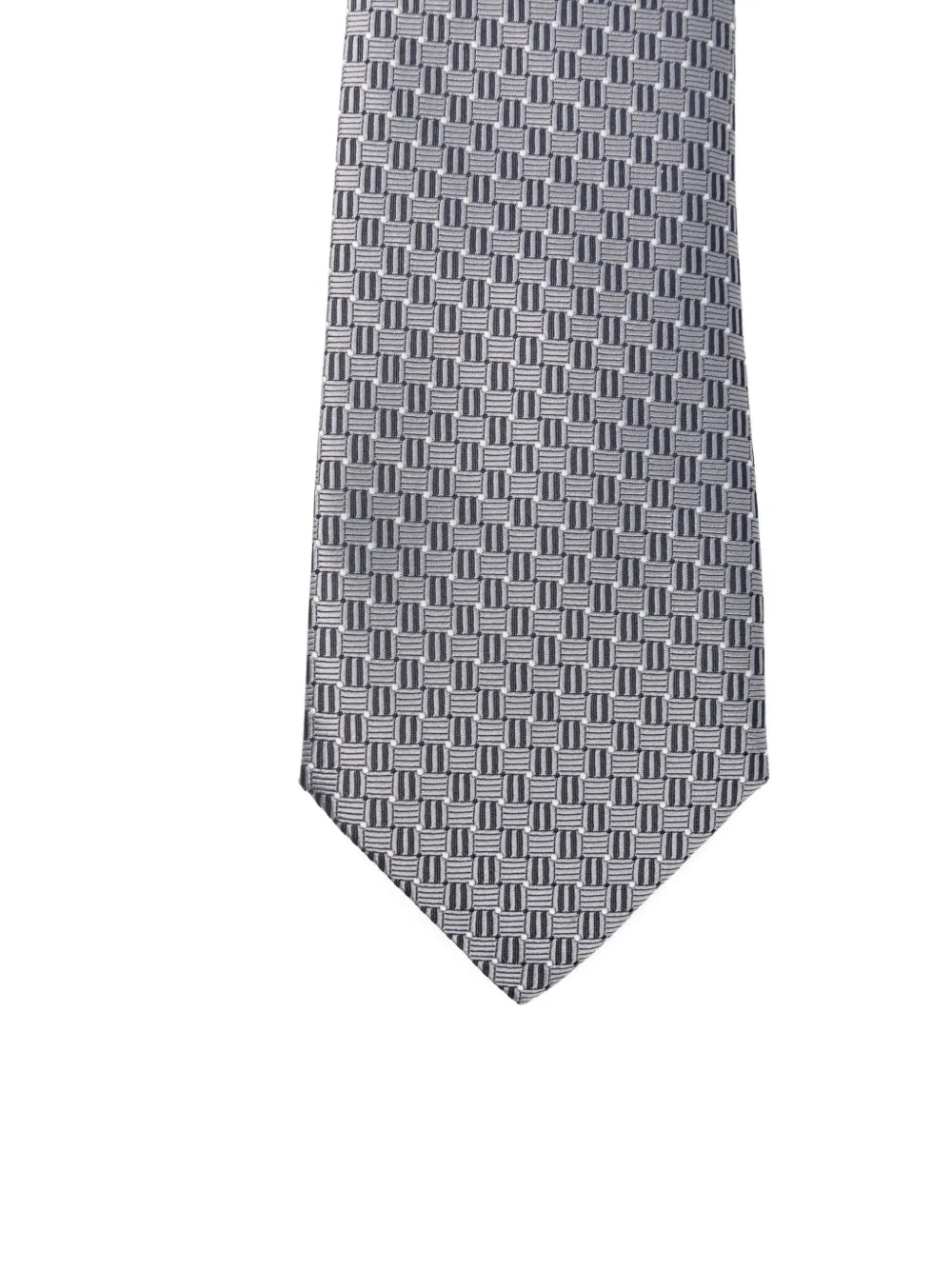 Canali Stropdas met patroon Grijs