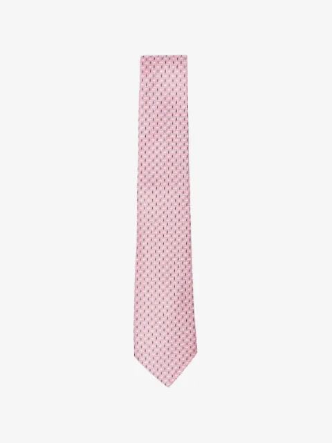 Canali geometric-pattern tie