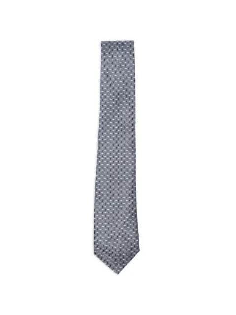 Canali geometric-pattern tie
