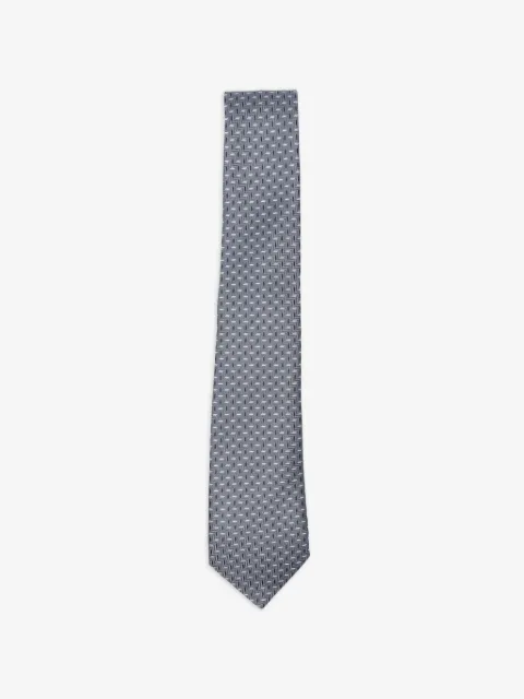 Canali geometric-pattern tie