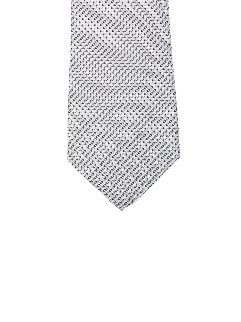  Canali Patterned Tie - Grey 