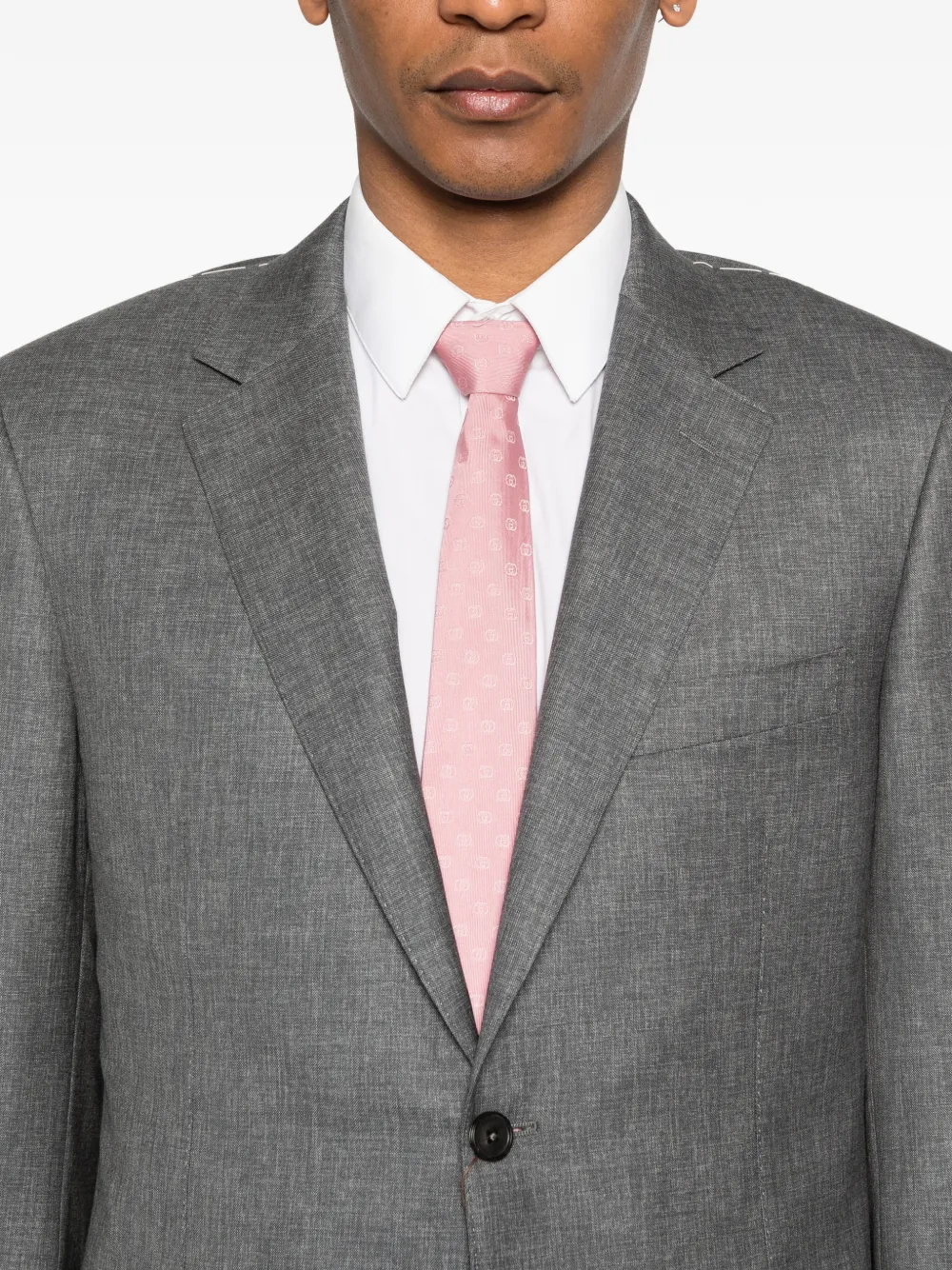 Canali Blazer met knopen Grijs