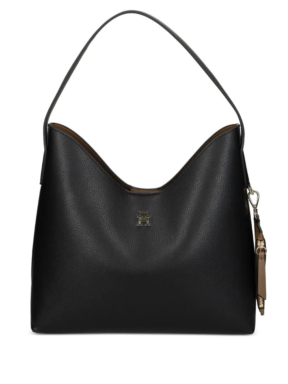Tommy Hilfiger logo-plaque shoulder bag - Nero